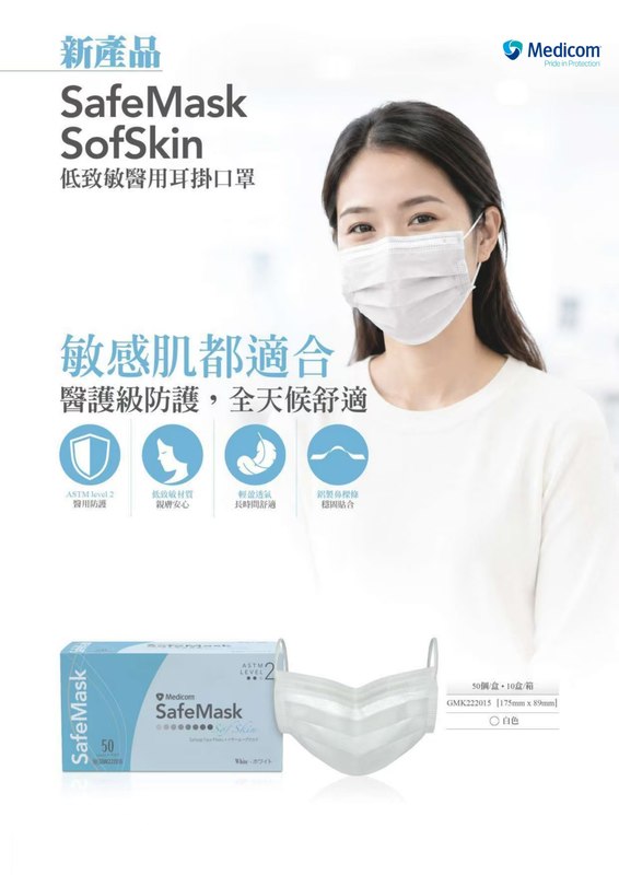 SafeMask SofSkin 產品介紹 預覽